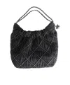 Tory Burch Mini Fleming Tote Bag In Black