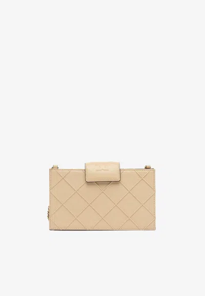 Tory Burch Mini Fleming Wallet With Chain