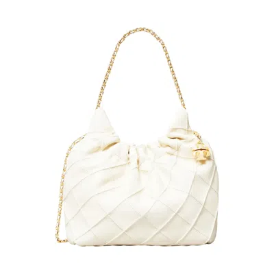Pre-owned Tory Burch Mini Hobo Bag 'light Cream' | Women's Size Onesize