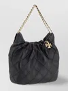 Tory Burch Mini Hobo Shoulder Bag With Plaid Design