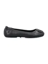 Tory Burch Mini Jetsetter Ballet Flats In Perfect_black_/_perfect_black