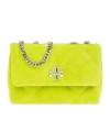 Tory Burch Small Kira Diamond Quilted Suede Convertible Shoulder Bag In Green