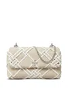 Tory Burch Mini Kira Cross Body Bag In Neutrals