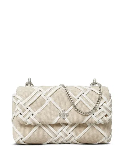 Tory Burch Mini Kira Cross Body Bag In Neutrals