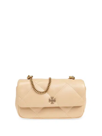 Tory Burch Mini Kira Cross Body Bag In Neutro