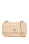 Tory Burch Mini Kira Quilted Leather Crossbody Bag In Neutro