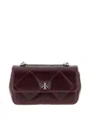 Tory Burch Kira Diamond Convertible Shoulder Bag In Red