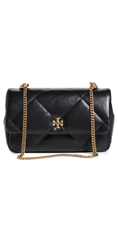 Tory Burch Kira Diamond Quilt Mini Flap Bag Black