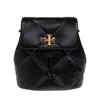Tory Burch Mini Kira Diamond Quilt Backpack In Black