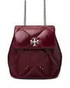 Tory Burch Mini Kira Diamond Quilt Backpack In Red