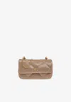 Tory Burch Mini Kira Diamond Quilt Shoulder Bag In Sand
