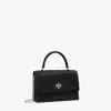Tory Burch Mini Kira Satin Embellished Top-handle Chain Wallet