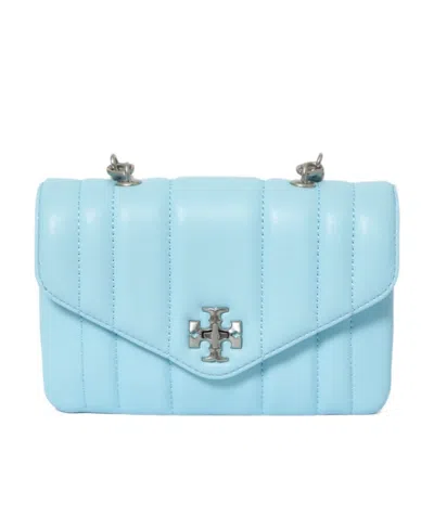 Tory Burch Mini Kira Shoulder Bag In Blue