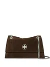 Tory Burch Kira Turnlock Mini Convertible Shoulder Bag In Brown
