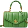 Tory Burch Mini Kira Top Handle Bag In Green