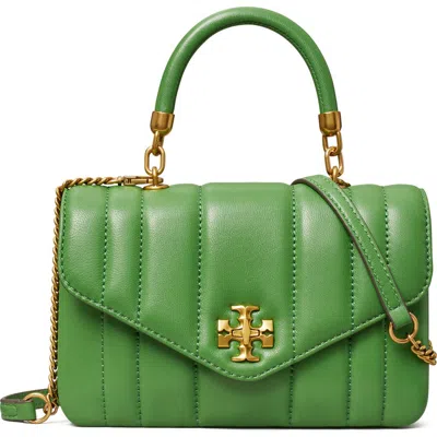 Tory Burch Mini Kira Top Handle Bag In Green