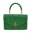Tory Burch Mini Kira Top Handle Bag In Green