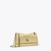 Tory Burch Mini Kira Turnlock Shoulder Bag In Brown