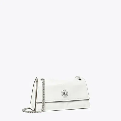 Tory Burch Mini Kira Turnlock Shoulder Bag In White