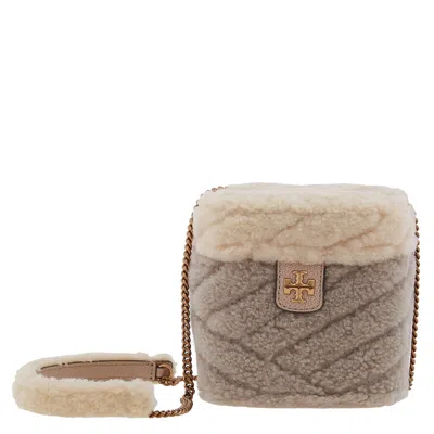 Tory Burch Mini Kira Vanitycase Crossbody Bag In Grey
