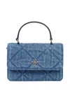 Tory Burch Mini Kira Wallet In Blue