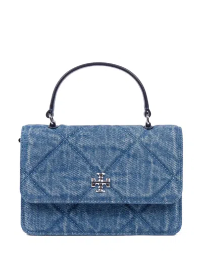 Tory Burch Mini Kira Wallet In Blue