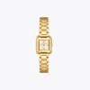 Tory Burch Mini Kira Watch In Ivory/gold