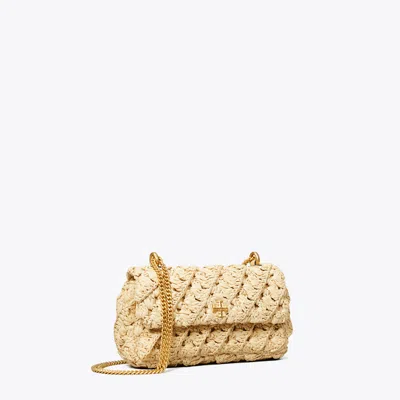 Tory Burch Mini Kira Woven Flap Bag