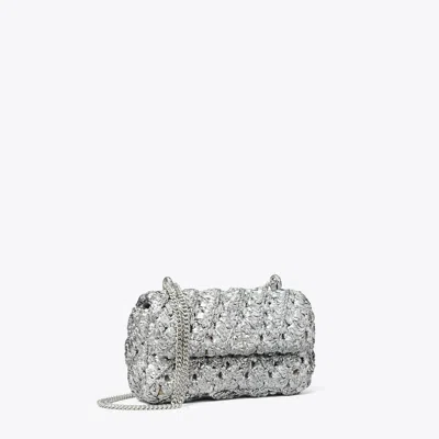 Tory Burch Mini Kira Woven Flap Bag