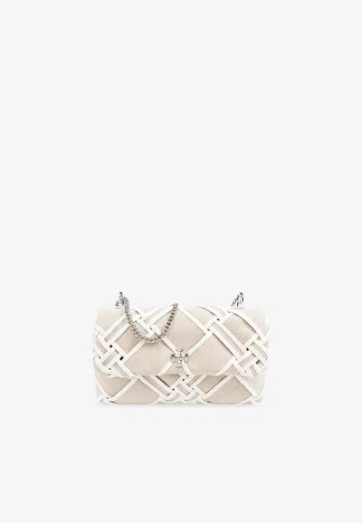 Tory Burch Mini Kira Woven Shoulder Bag
