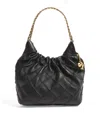 Tory Burch Fleming Cross Body Bag In Black