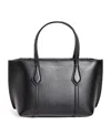 Tory Burch Mini Leather Perry Cross-body Bag In Black