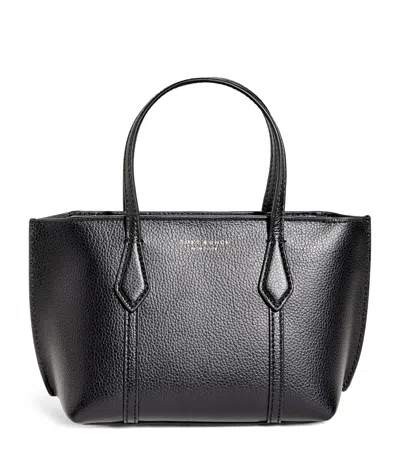 Tory Burch Mini Leather Perry Cross-body Bag In Black