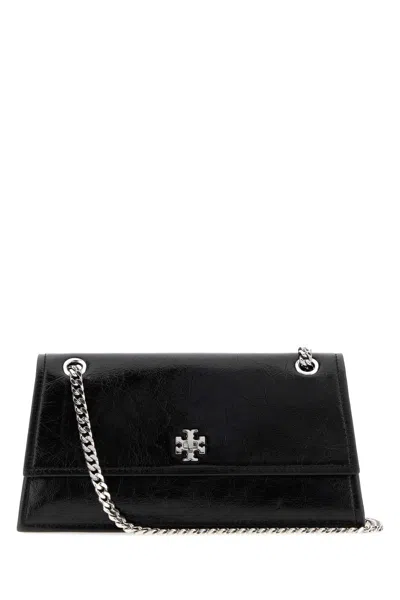 Tory Burch Mini Leather Shoulder Bag For Fall 2025 In Black