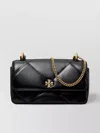 Tory Burch Mini Leather Shoulder Bag With Diamond Quilting