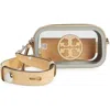 Tory Burch Mini Miller Clear Crossbody Bag In Multi