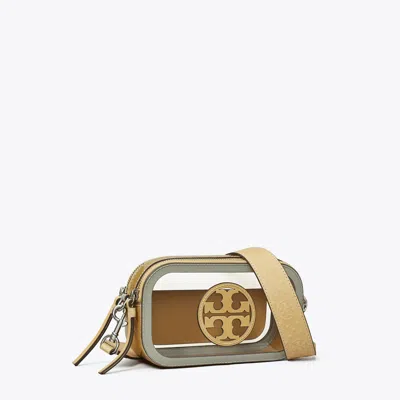 Tory Burch Mini Miller Clear Crossbody Bag In Transparent