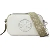 Tory Burch Mini Miller Crinkle Crossbody Bag In Blanc