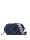 Tory Burch Mini Miller T Monogram Denim Crossbody Bag