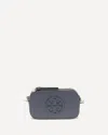 Tory Burch Mini Miller Crossbody Bag In Blue