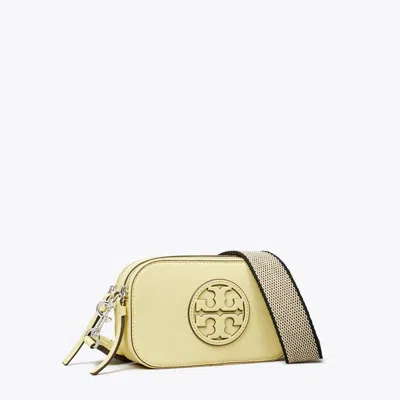 Tory Burch Mini Miller Crossbody Bag In Lemon Zest