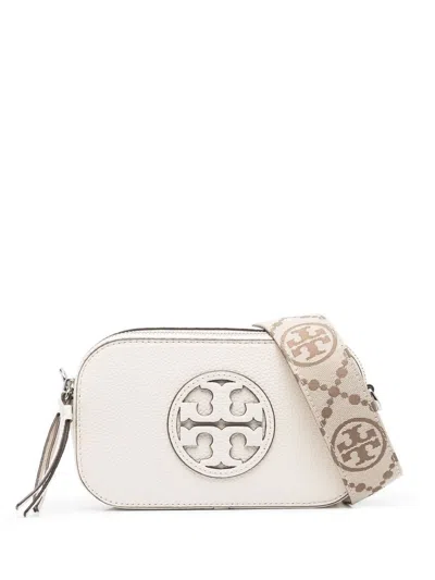 Tory Burch Mini Miller Crossbody Bag In Neutrals