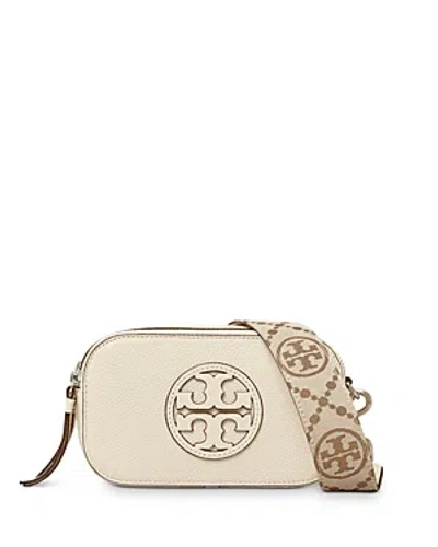 Tory Burch Mini Miller Crossbody Bag In Ivory