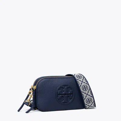 Tory Burch Mini Miller Crossbody Bag In Tory Navy