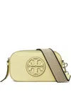 Tory Burch Miller Matte Mini Leather Crossbody Bag In Yellow