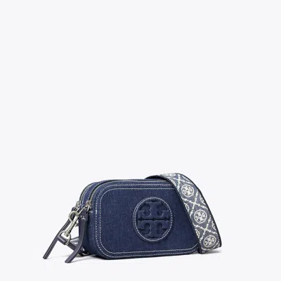 Tory Burch Mini Miller Denim Crossbody Bag