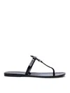 Tory Burch Mini Miller Jelly Thong Sandals In Black
