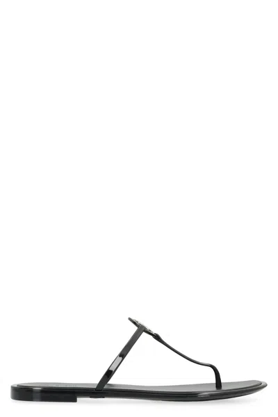 Tory Burch Mini Miller Jelly Sandals In Black