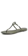 Tory Burch Mini Miller Jelly Sandals New Leccio In Gray