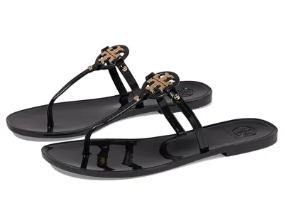 Tory Burch Mini Miller Jelly Thong Sandal In Black
